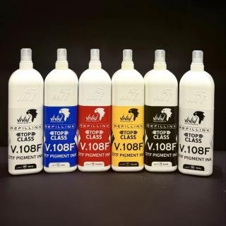 Vivid Top Class V.108F DTF Pigment Ink Set (CMYK + White) 1L